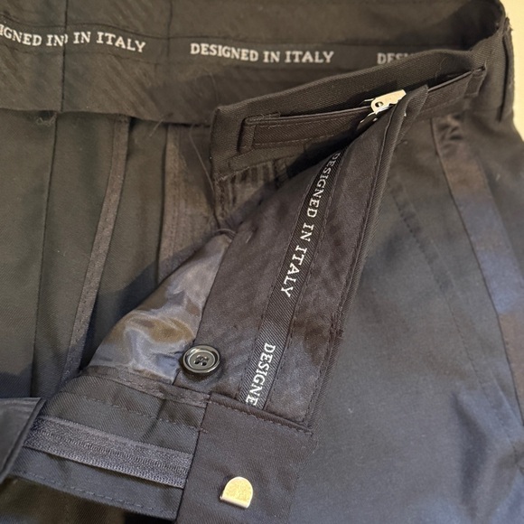 Aldo Zorino | Men's Blend Wool Soft Comfort Breathable Pants in Black, 30W - Picture 6 of 10